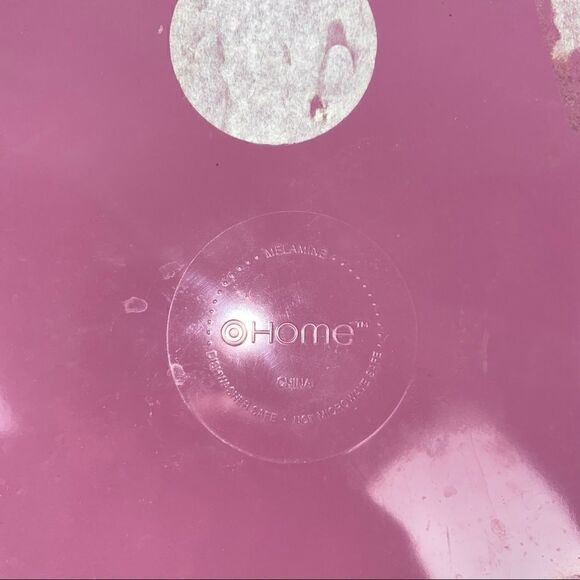 Home floral print hard plastic serving bowl and serving Tray with handles - Picture 6 of 7